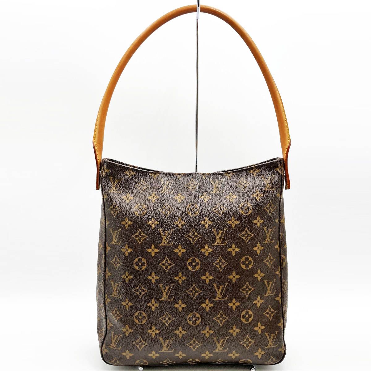 中美品 LOUIS VUITTON ルイ・ヴィトン ルーピングGM モノグラム 