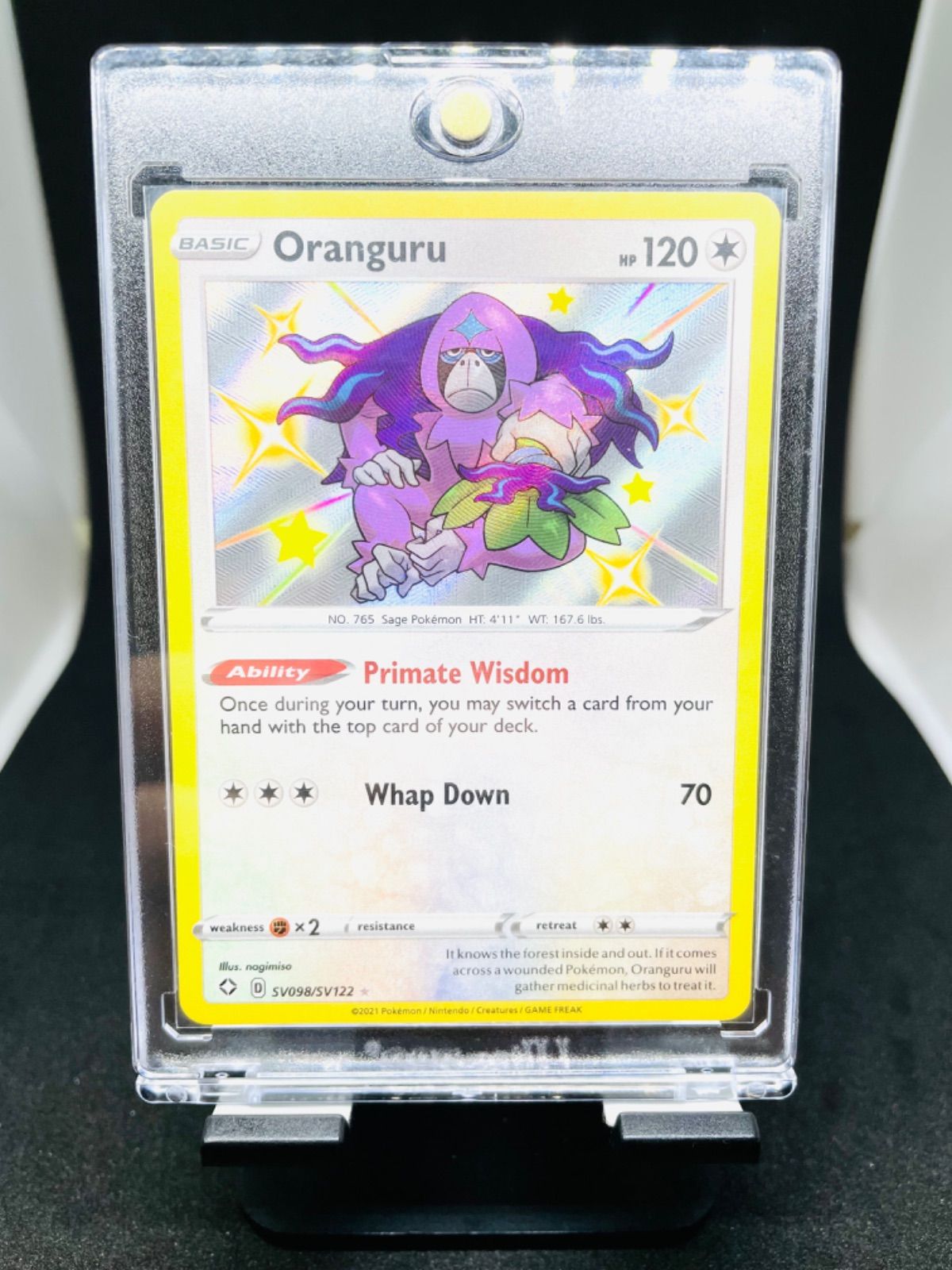 メルカリshops ポケモンカード海外版 ヤレユータン 色違いs