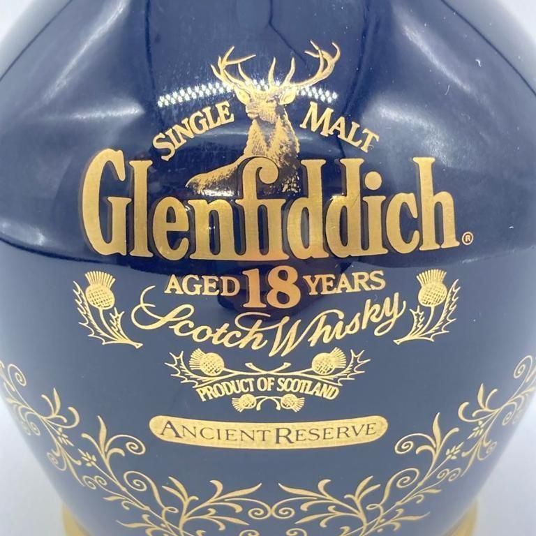 グレンフィディック 18年 陶器 青 未開栓 700ml - メルカリ