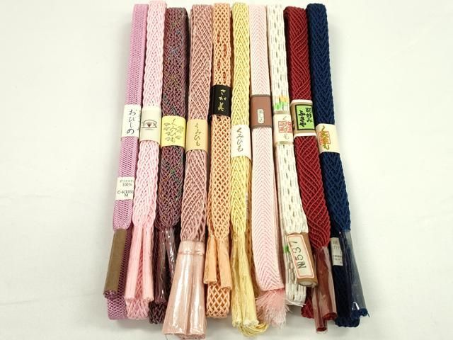 平和屋本店 夏物 和装小物 帯締め10本セット CXAA0383s5