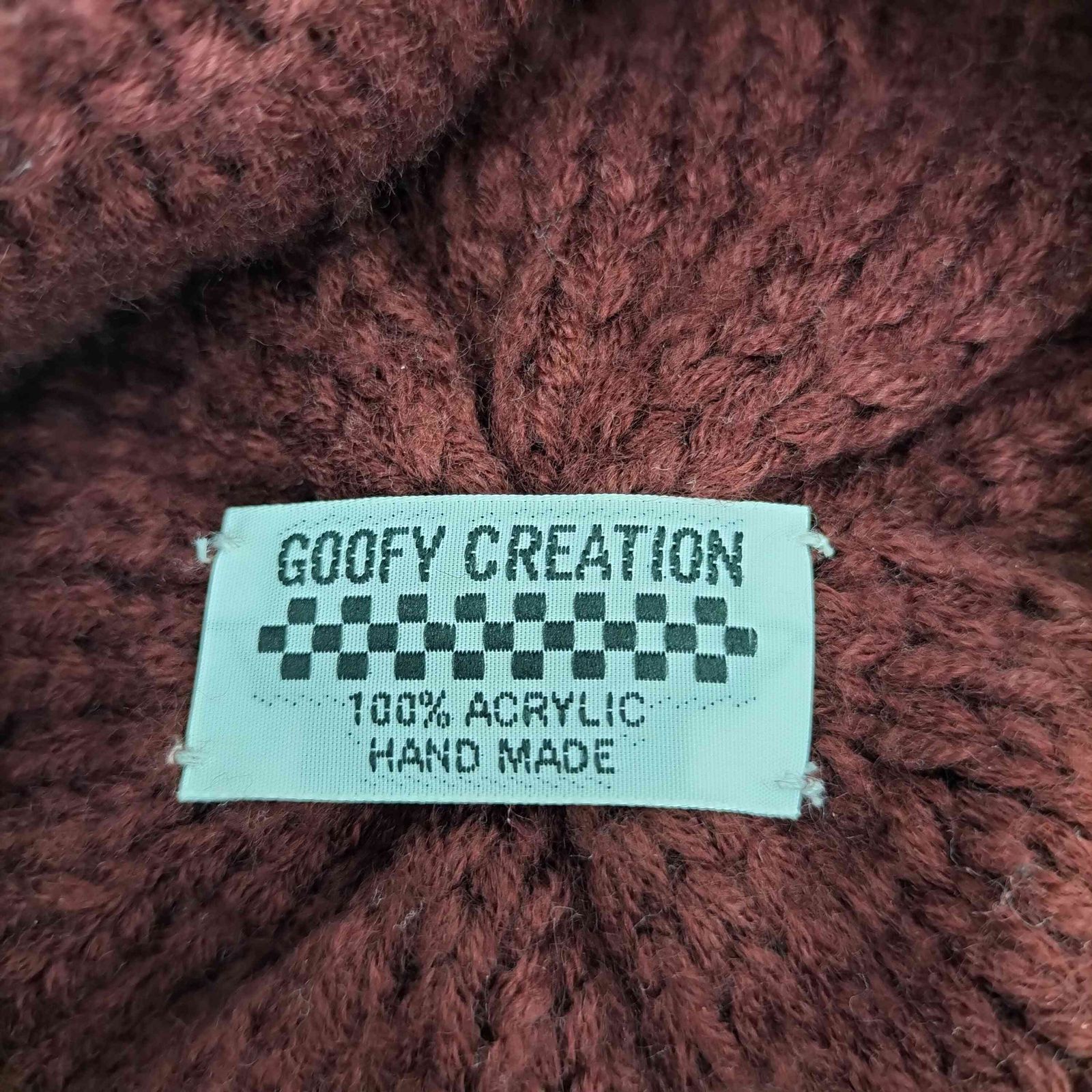 グーフィクリエーション GOOFY CREATION HAND MADE KNIT TAM WEST