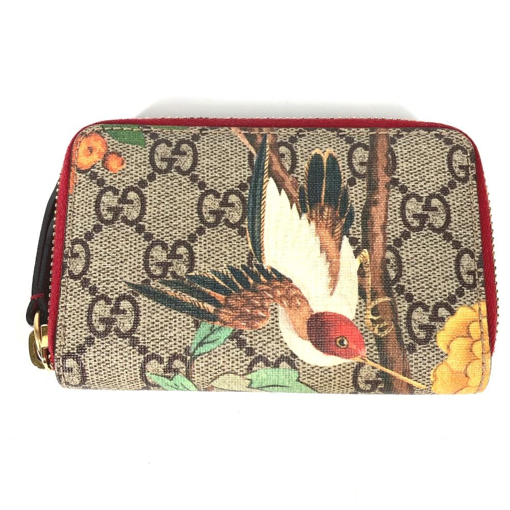 【2月8日まで割引】GUCCI 花と鳥プリント コインケース 2月8日まで割引】GUCCI 花と鳥プリント コインケース