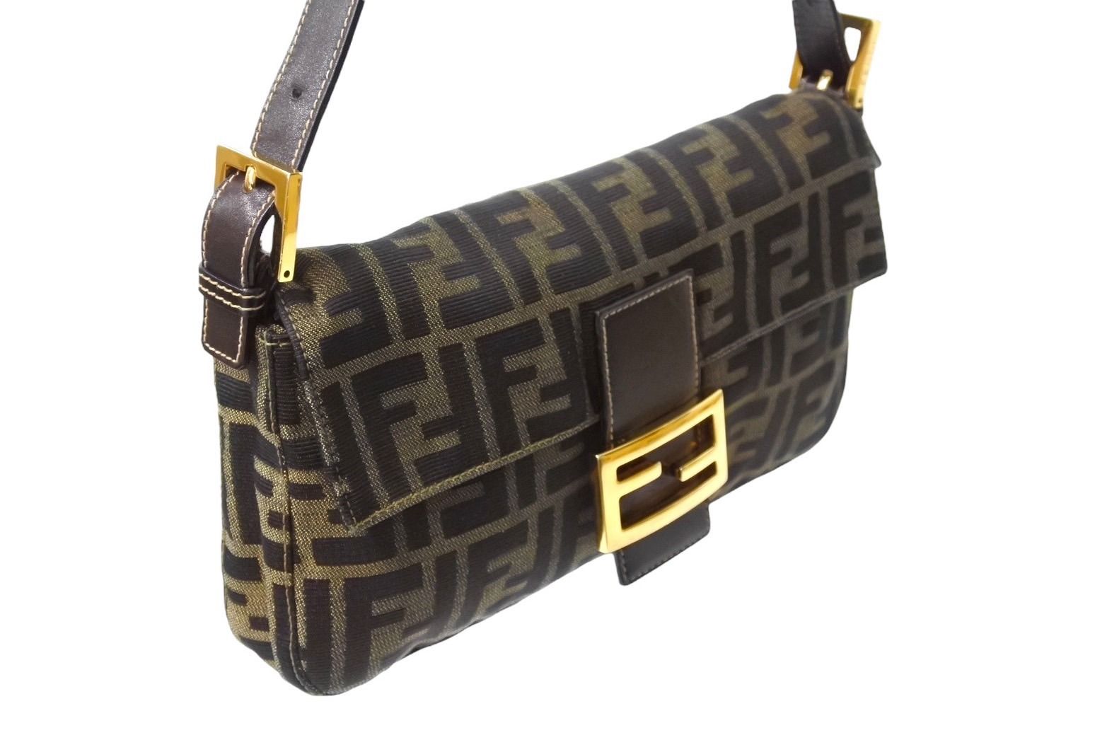 FENDI フェンディ マンマバケット ズッカ柄 FFロゴ ワンショルダー 