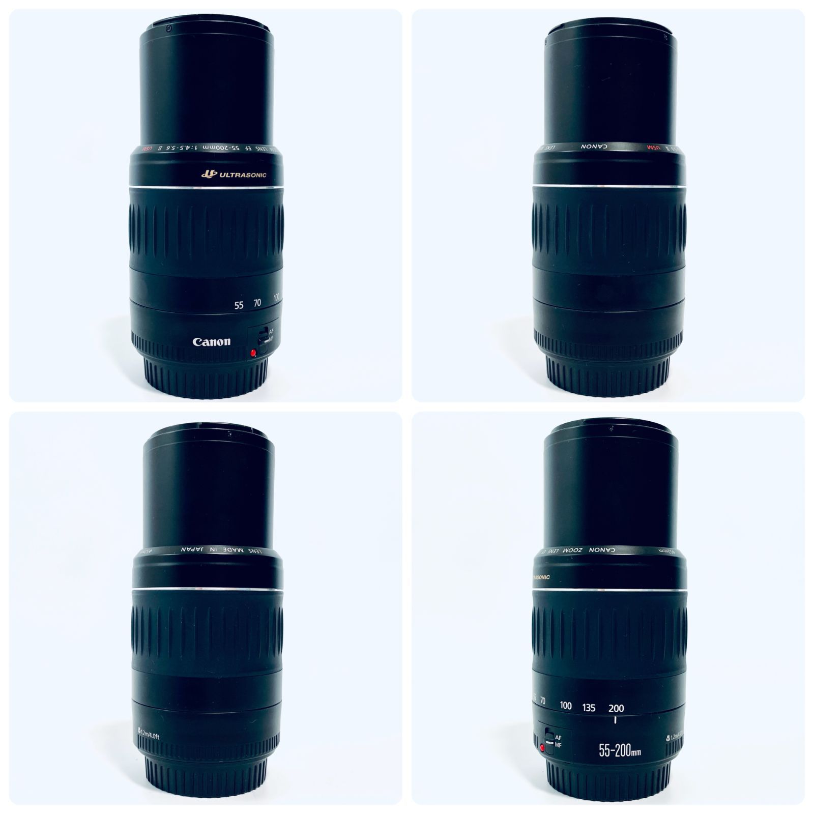 動作良好】ズームレンズ Canon EF 55-200mm F4.5-5.6 Ⅱ USM SN 