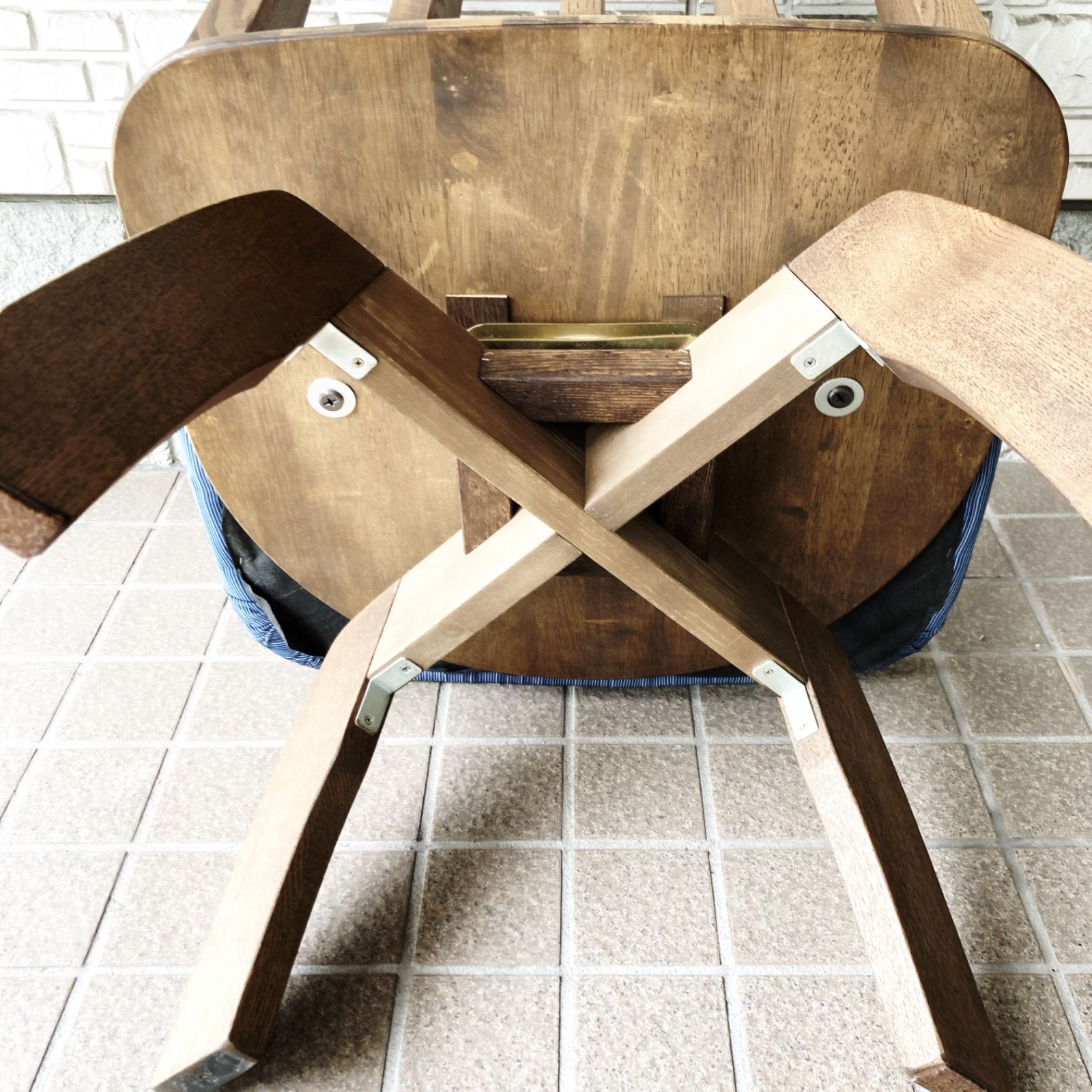 昭和レトロ 古い木製回転椅子 古家具 イス ビンテージ ドクターチェア 洋館古民家カフェ