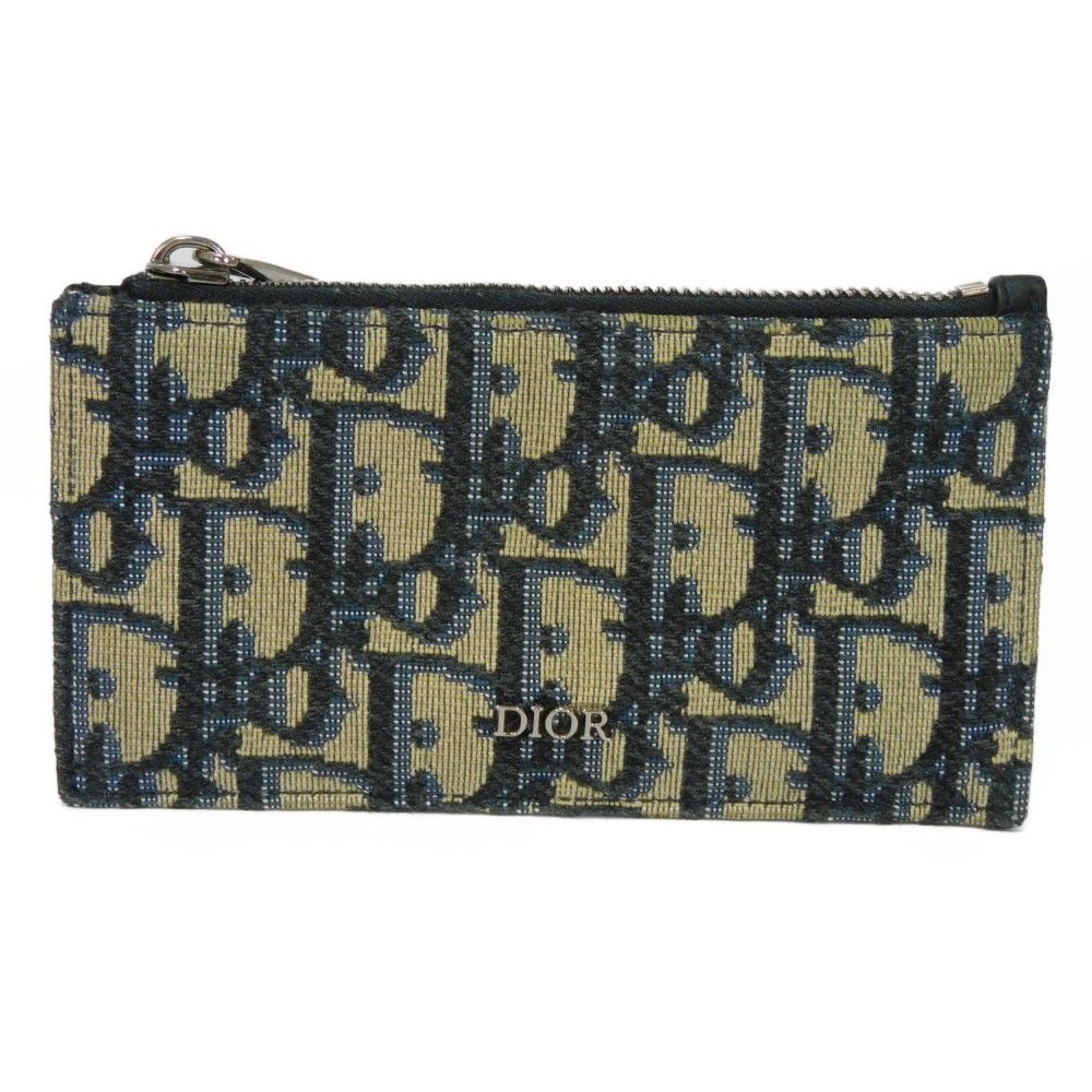 Christian Dior コインケース ブラック/ベージュ 日本直送 名牌中古包 】Christian Dior クリスチャン ディオール