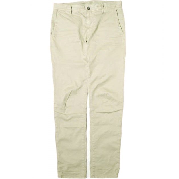 INCOTEX インコテックス SLACKS SLIM FIT G.D. GABARDIND STRETCH ガーメントダイ ストレッチコットントラウザーズ チノパンツ 10S100 90664 31 ベージュ ボトムス g14296
