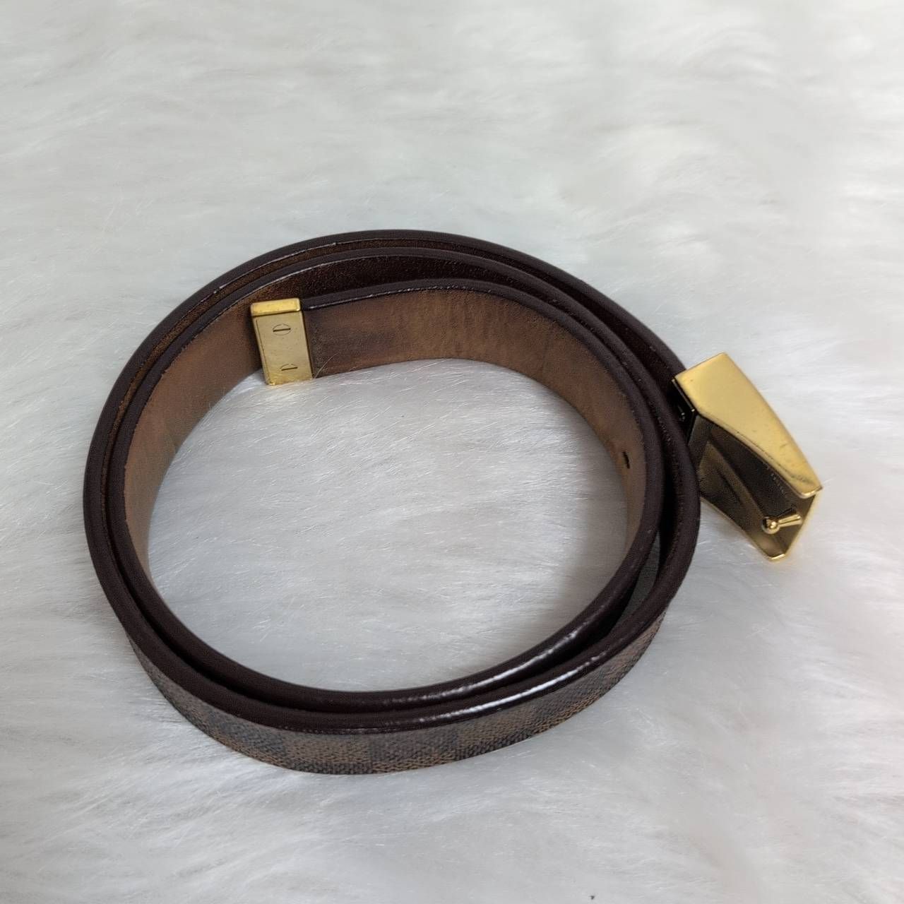 LOUIS VUITTON ダミエ ベルト サンチュールキャレ エヌベ ルイヴィトン ベルト サンチュール キャレ 約110cm ダミエ
