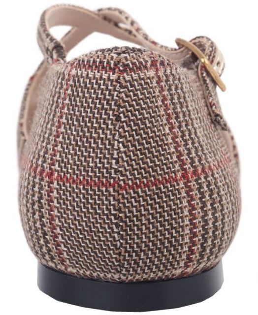 送料無料 ジャーニ ベルニーニ レディース パンプス シューズ Women s Perrie Crisscross Strap Flats Houndstooth WWW_WOWDIGSITE_COM