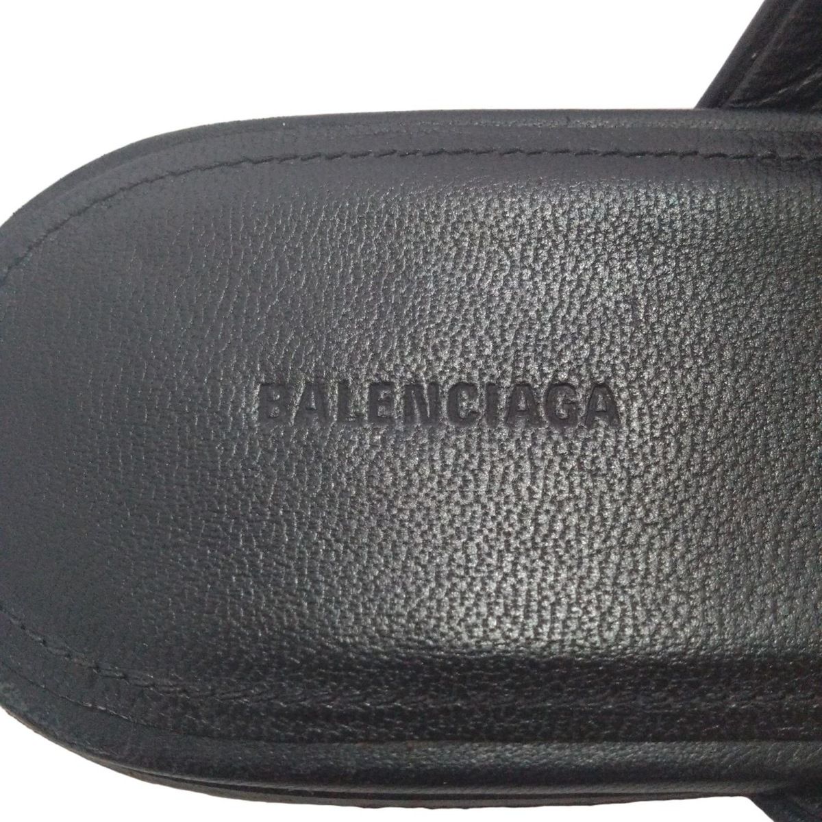 BALENCIAGA(バレンシアガ) ミュール 37 レディース - 604061 黒