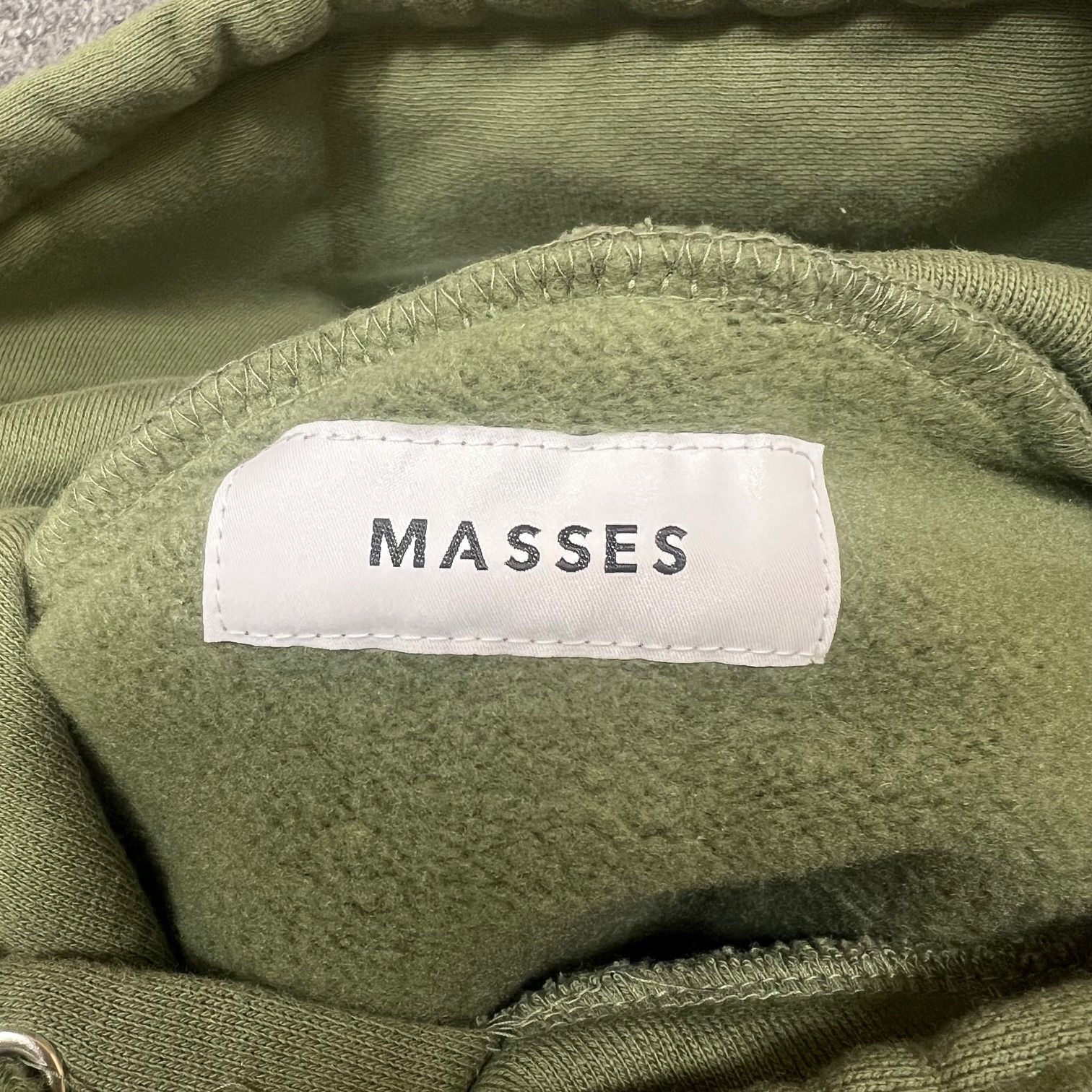 参考上代18700円 未使用品 MASSES 25SS SWEAT HOODED METAL スウェット 