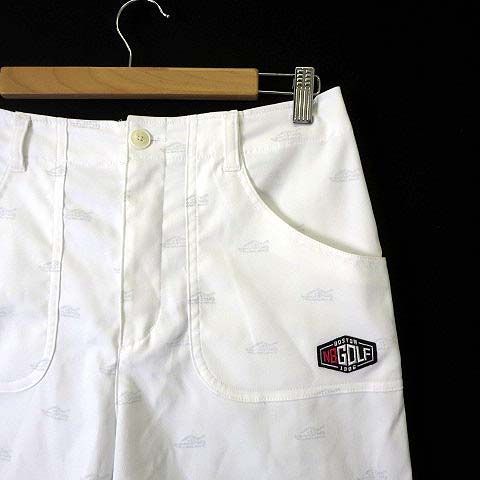 NewBalance golf ホワイト シアサッカー　ショートパンツ　ゴルフ ニューバランス NEW BALANCE ゴルフ GOLF ショートパンツ ハーフ