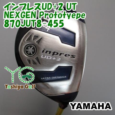 通販限定 難！凹み有ユーティリティ ヤマハ インプレスUD+2 UT/NEXGEN Prototyepe 870JUT8-455/1FLEX/19[094062]