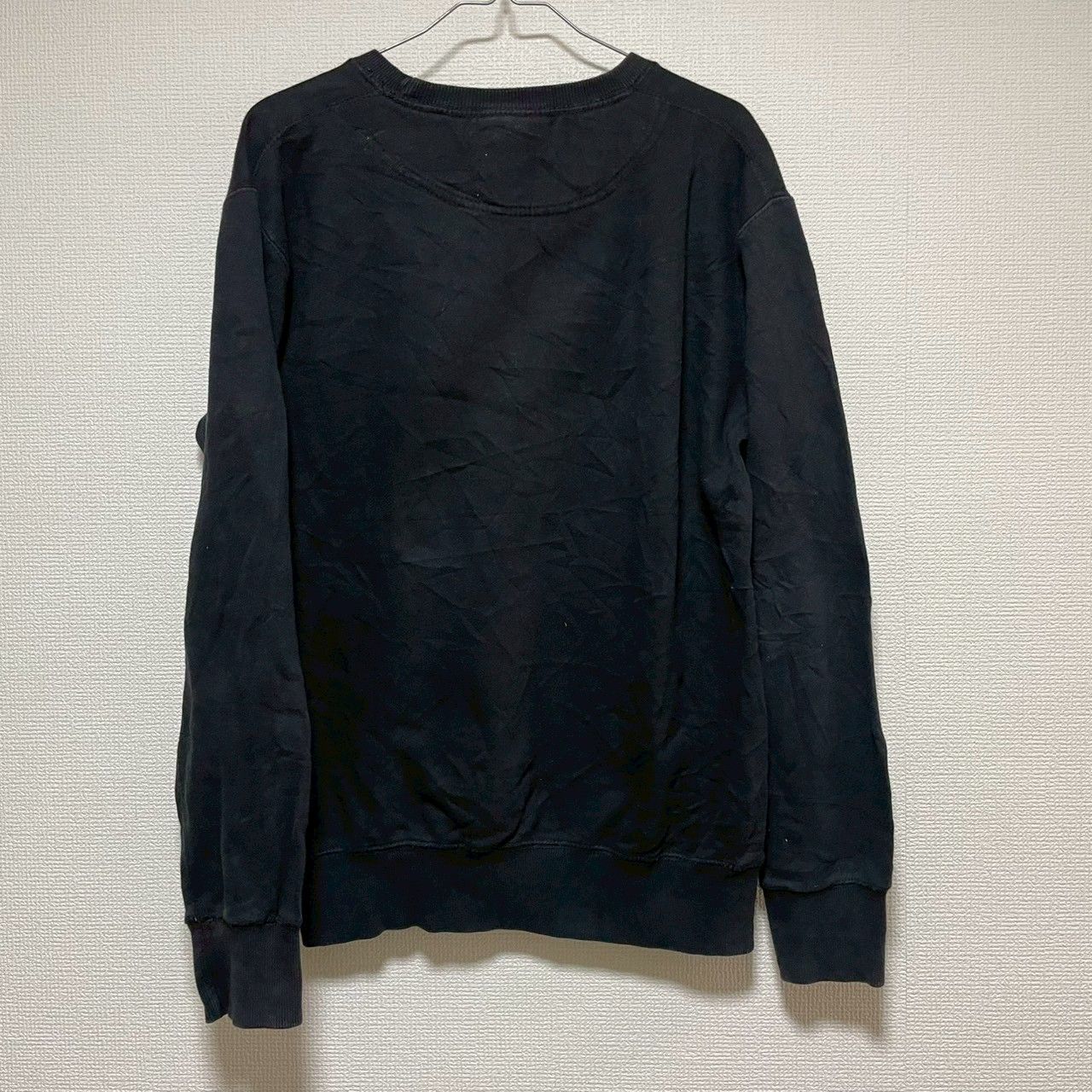 Famous トレーナー 長袖 M ブラック スウェット ビッグプリント