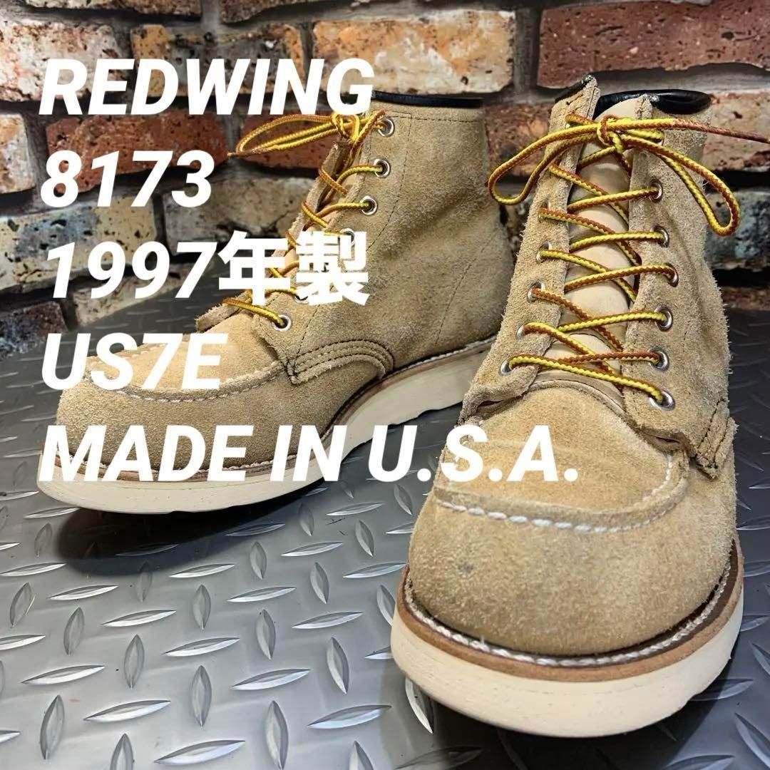 h*3様 REDWING レッドウイング 8173 モックトゥ刺繍羽タグ 楽天市場】Red Wing レッド ウィング 90s 8173 刺繍羽タグ