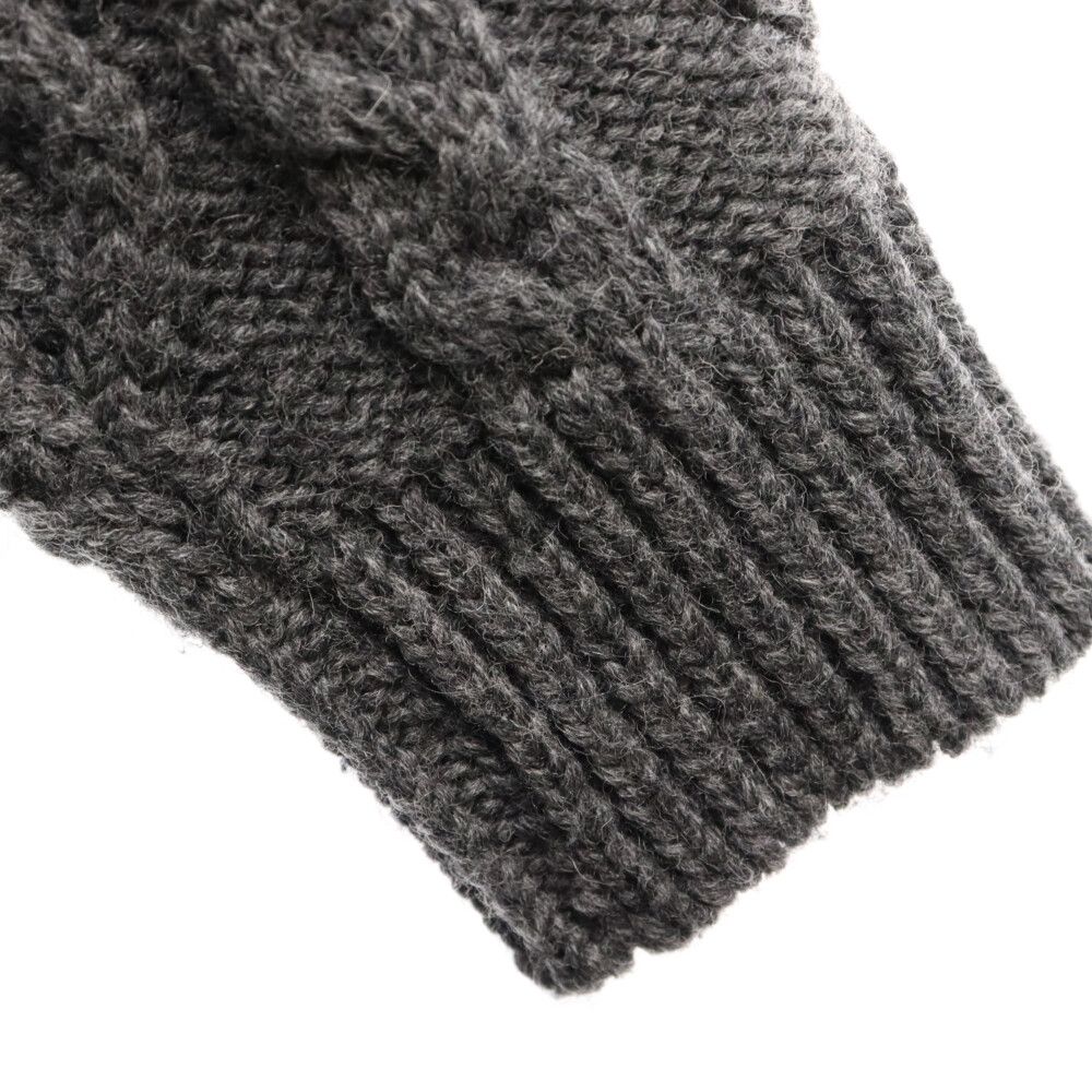 kolor (カラー) 18AW ベロア ニット切替クルーネックスウェット