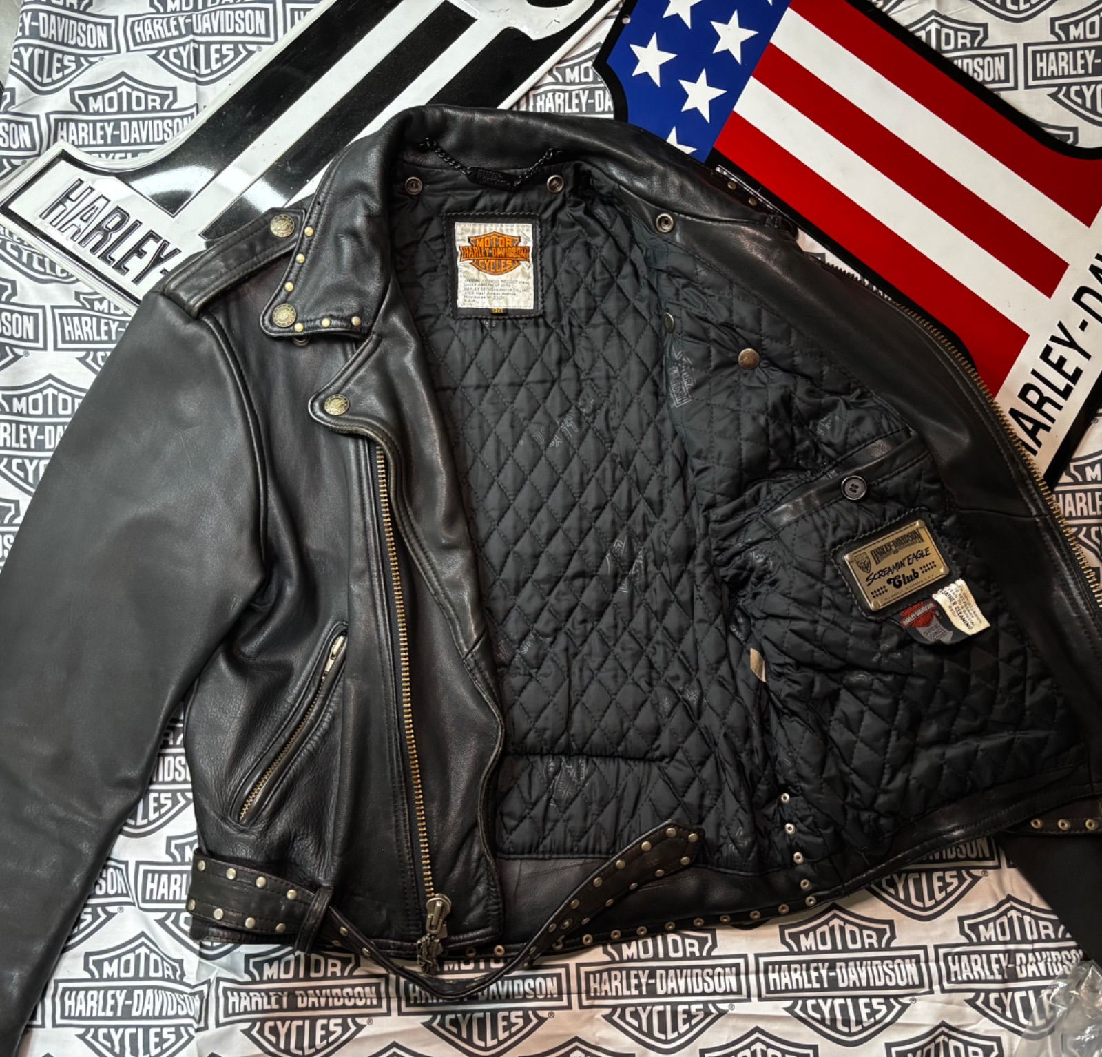 ⭐️Harley-Davidson⭐️絶版レアモデル❗️⭐️非常にレアな背面3D 