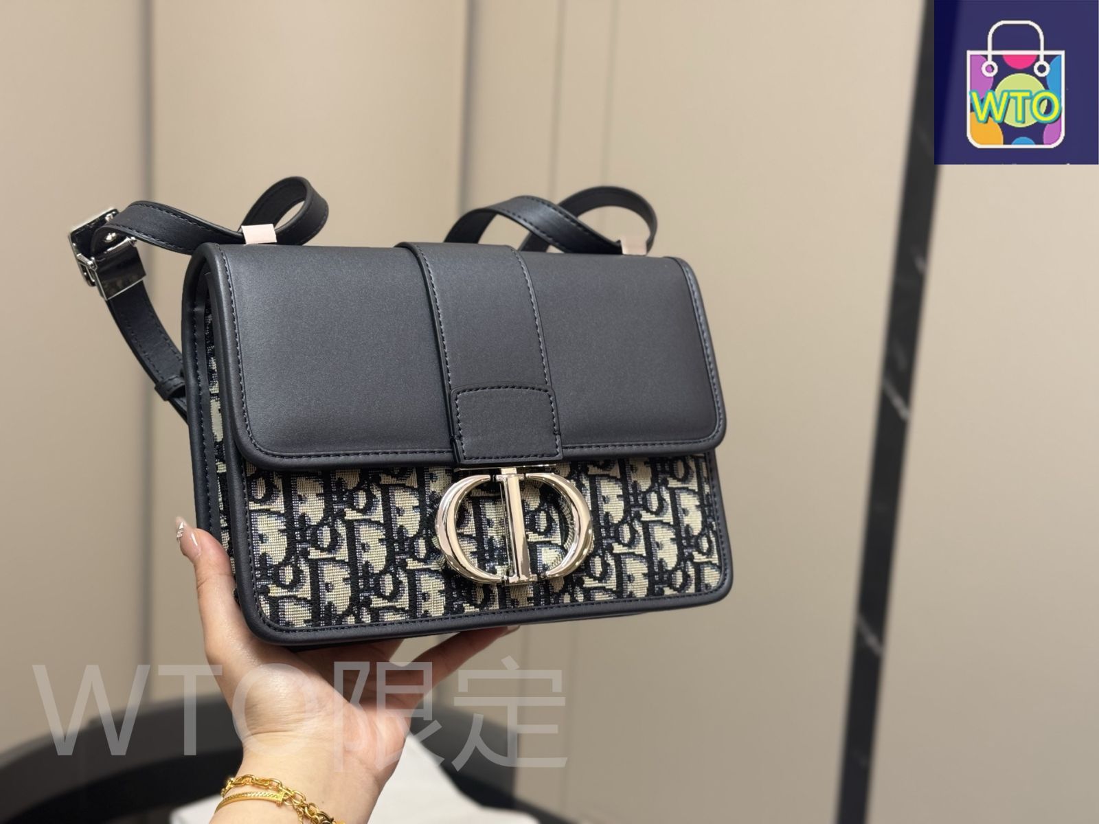 今日特価】Dior Montaigne 30 オールドフラワー ハンドバッグ