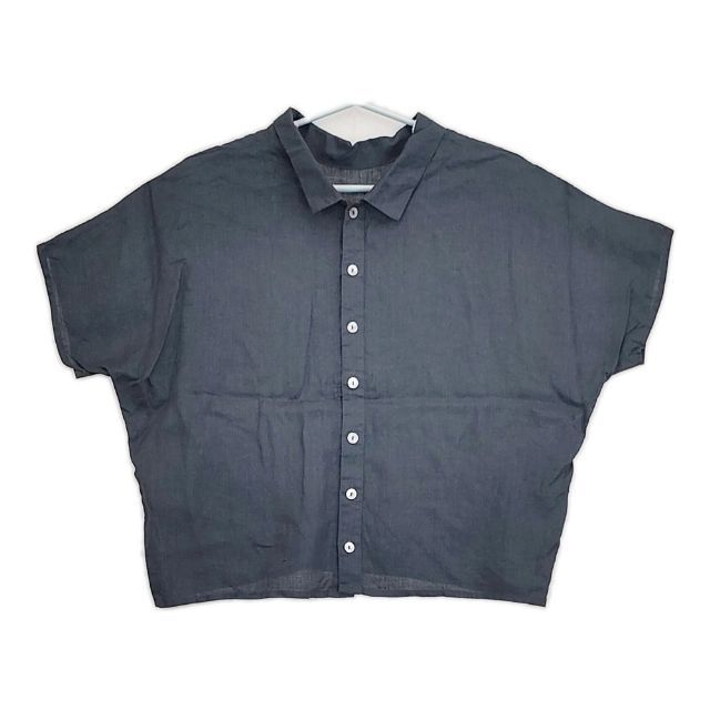 fog linen work 半袖 リトアニアリネン ブラウス シャツ