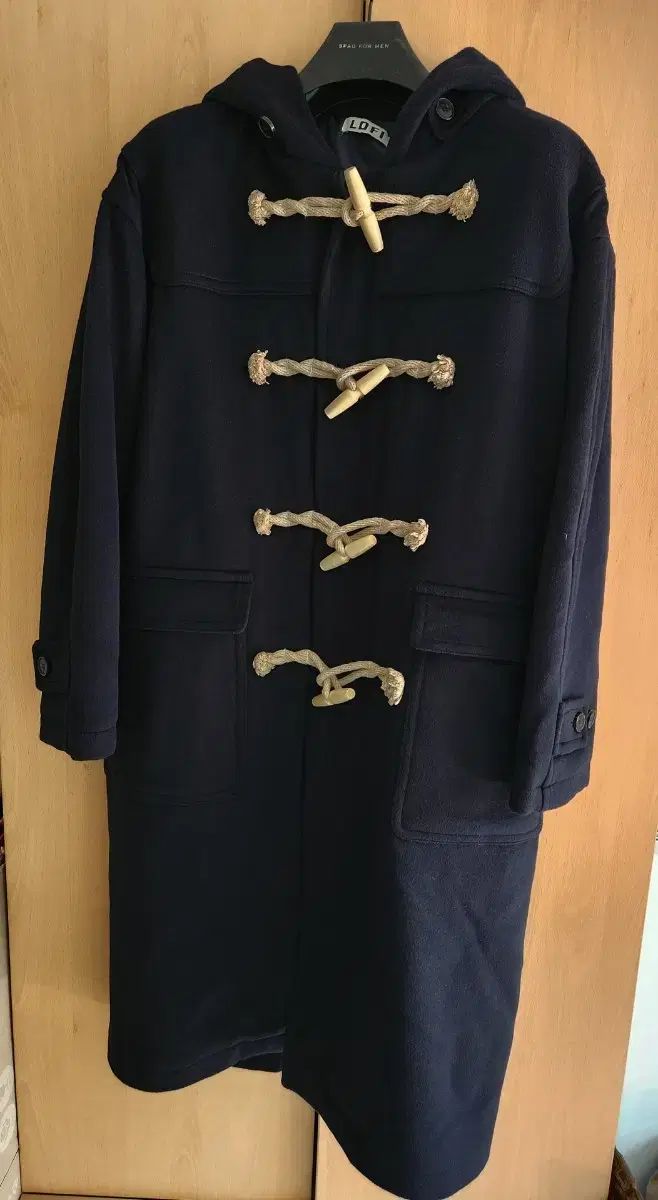 ダッフルコート 三越製 紺 美品 ミツコシ MITSUKOSHI ダッフルコート