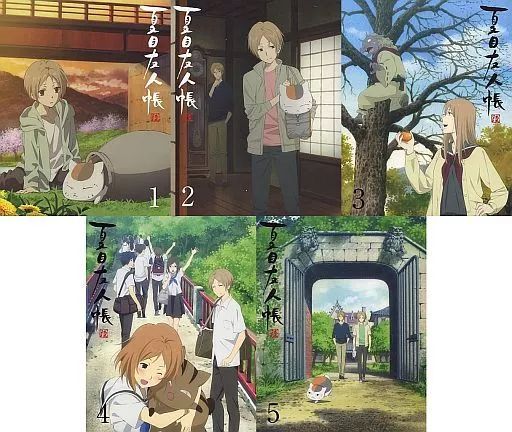 夏目友人帳 陸 BOX付き全5巻セット アニメBlu-ray Disc 夏目友人帳 陸 完全生産限定版 BOX付き全5