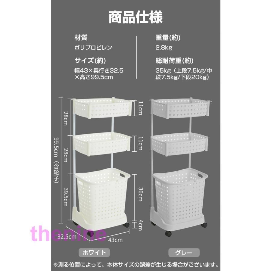 ランドリーボックス ワゴン