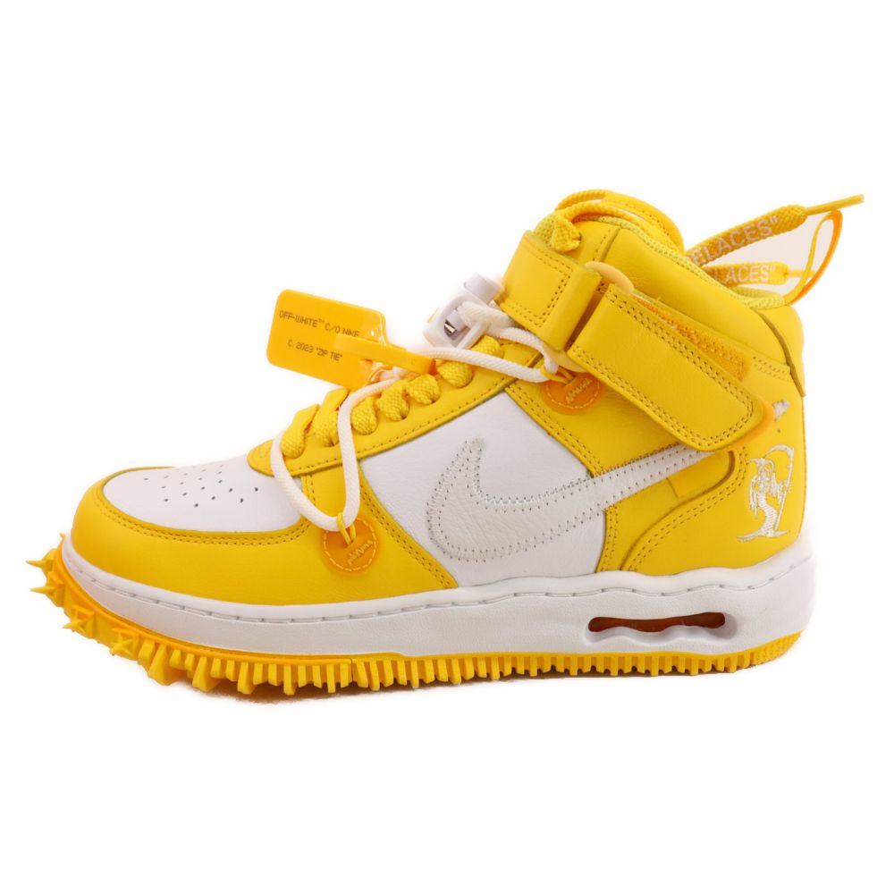 NIKE (ナイキ) ×OFF-WHITE AIR FORCE 1 MID SP LTHR DR0500-101 オフ 