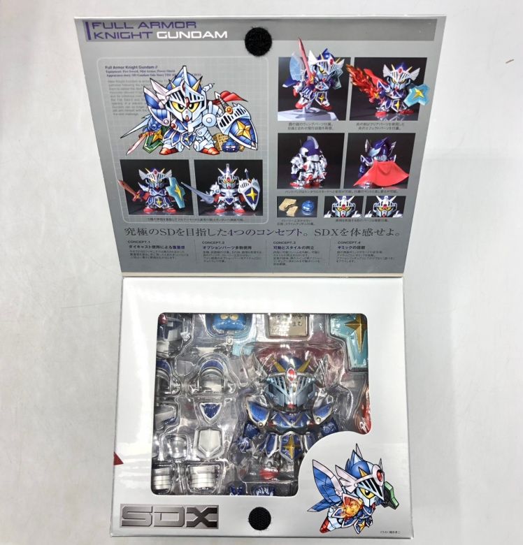 中古】バンダイ SDX フルアーマーナイトガンダム 開封品、箱傷み