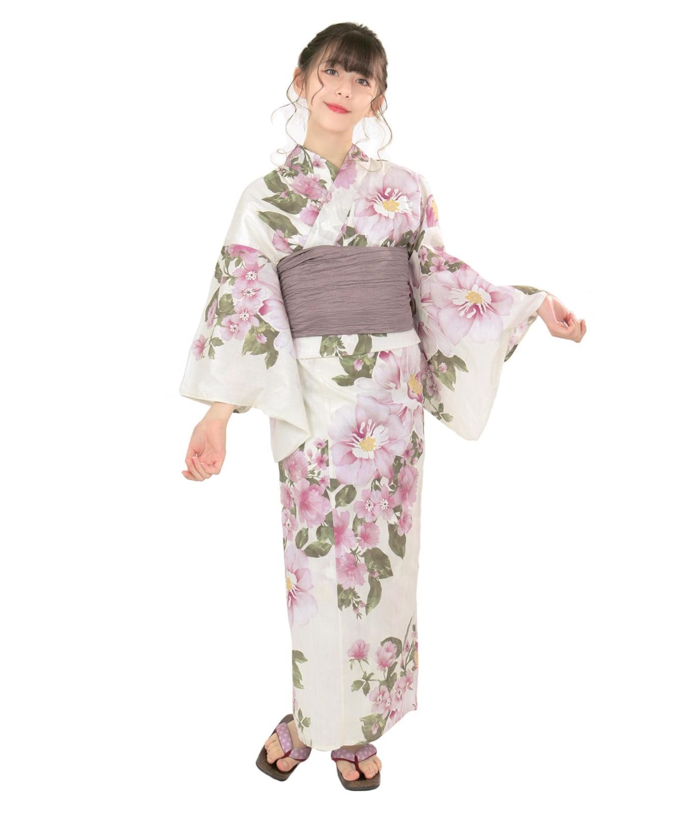 ダリア柄浴衣セット[tu1496] | レディースファッション通販のグレイル