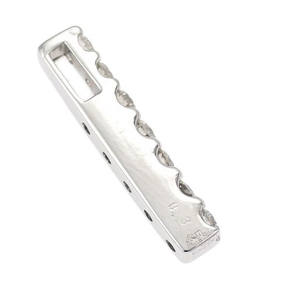 K18WG ダイヤモンド ペンダントトップ 0.35ct - メルカリ