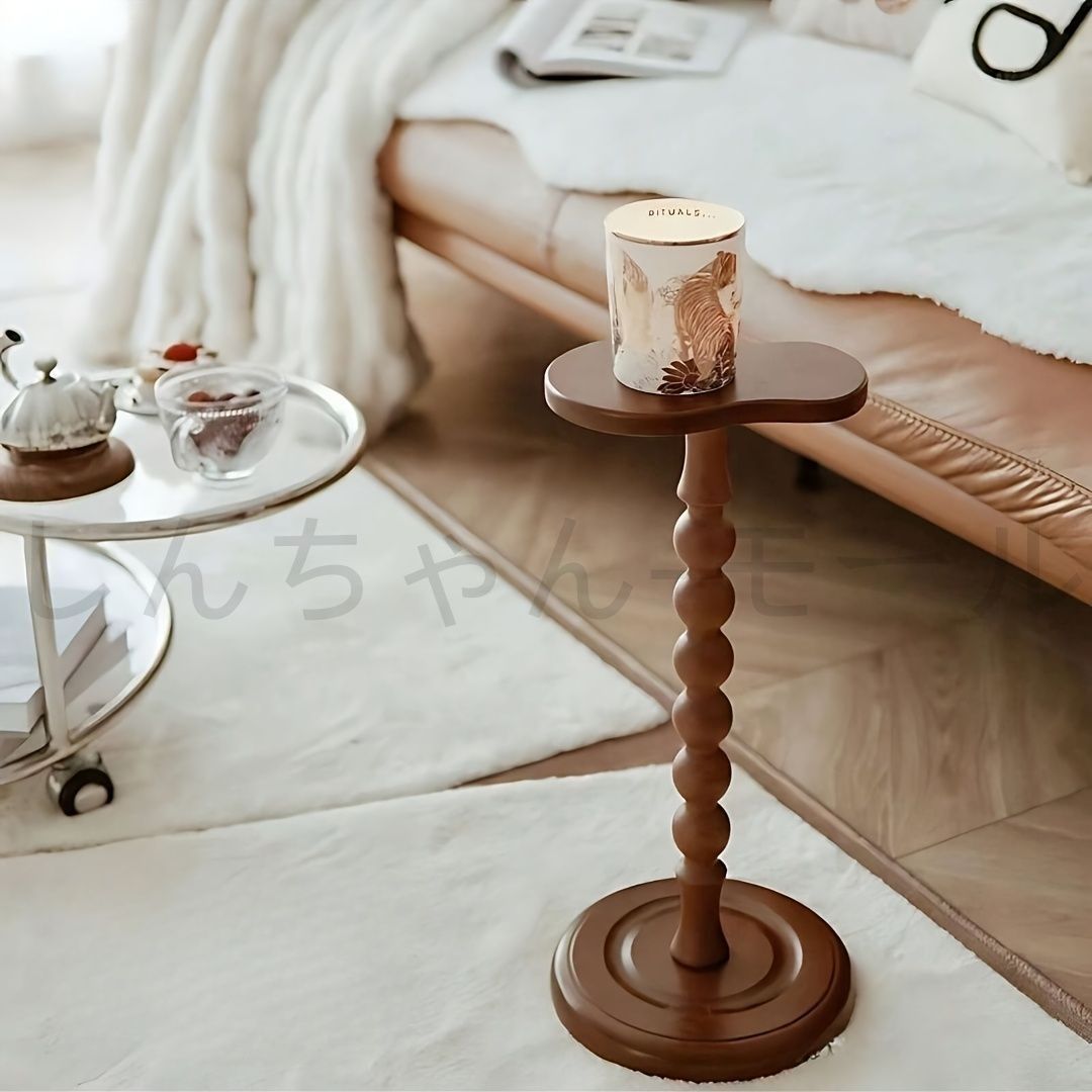 ビンテージ　ラウンドサイドテーブル ローテーブル　コーヒーテーブル　剥離 ビンテージラウンドサイドテーブル ローテーブルコーヒー