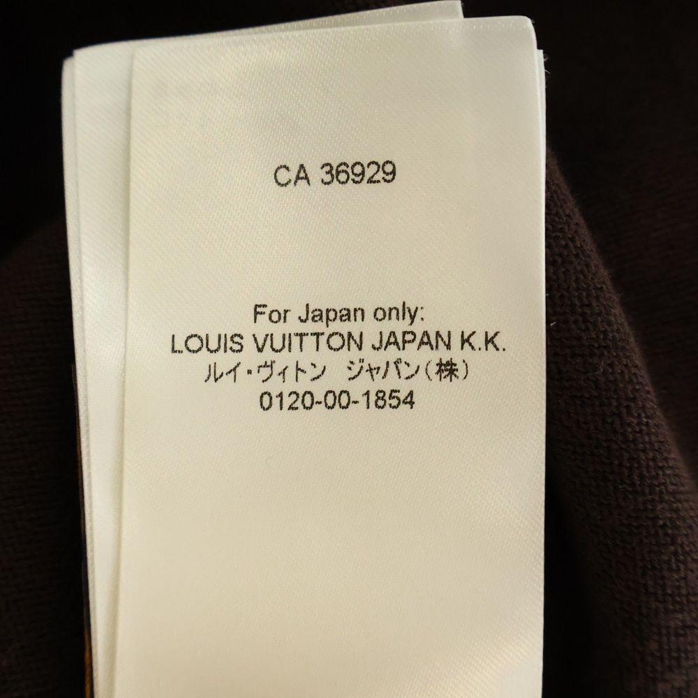 美品LOUIS VUITTON メンズ　レター シルク混半袖トップス4L LOUIS VUITTON (ルイヴィトン) 24SS TRUNK トランク クルーネック