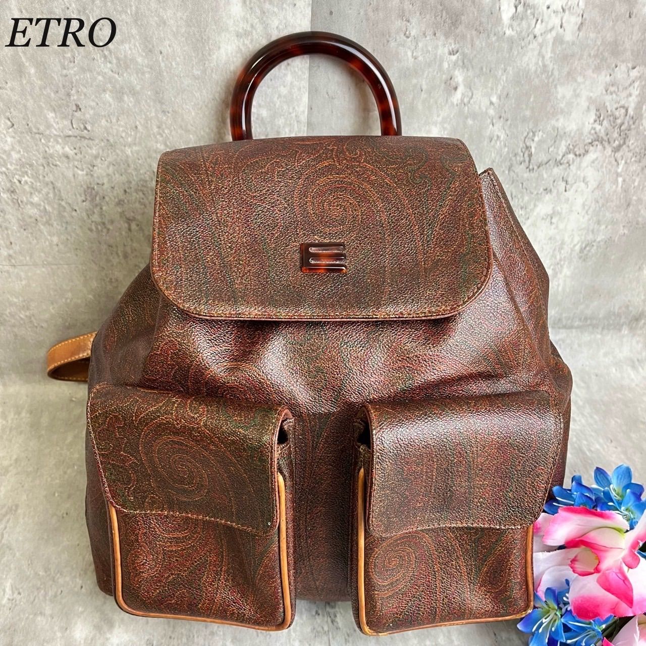 ✨格安✨ ETRO エトロ リュックサック バッグパック ペイズリー柄