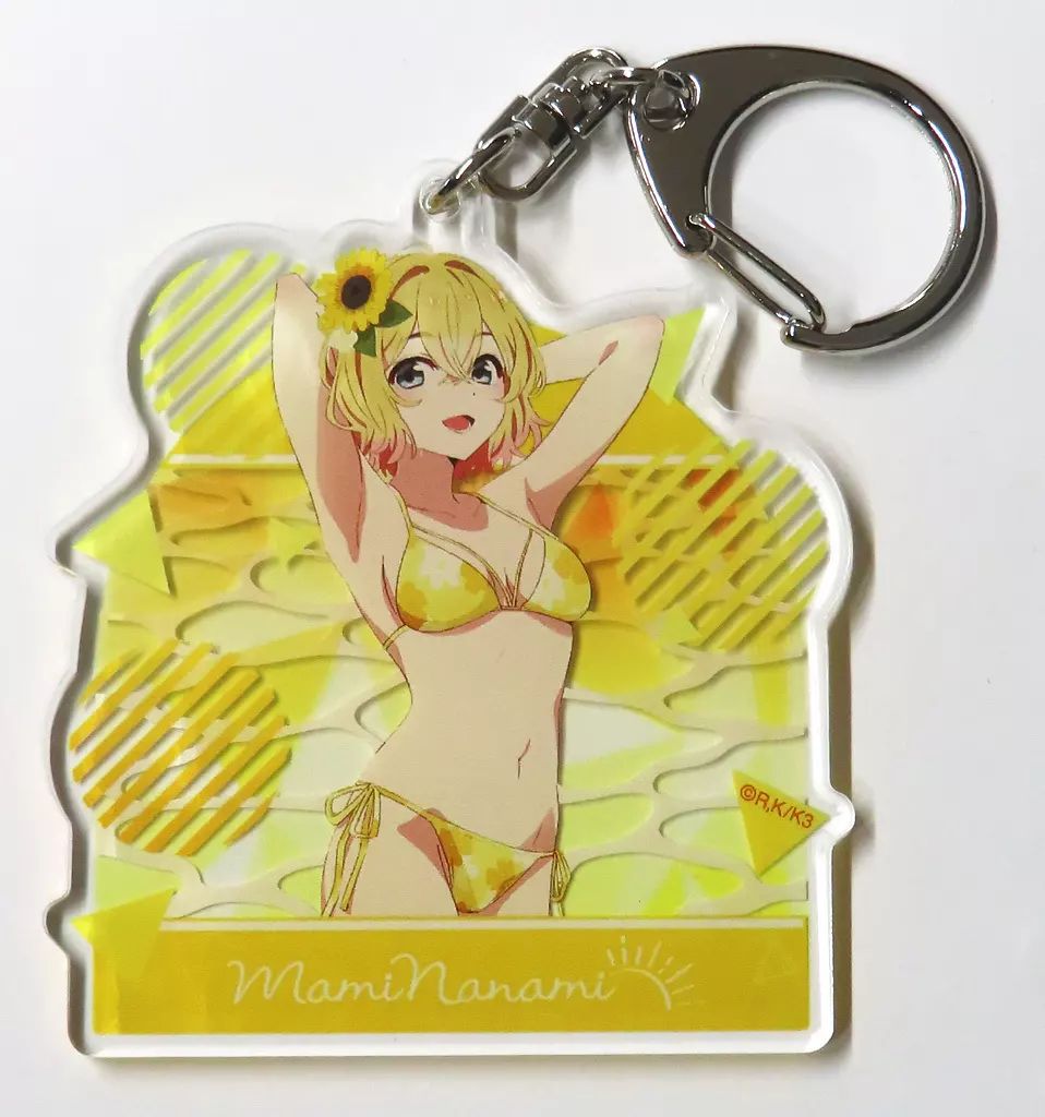 中古】キーホルダー 七海麻美 アクリルキーホルダー 「どこプラ