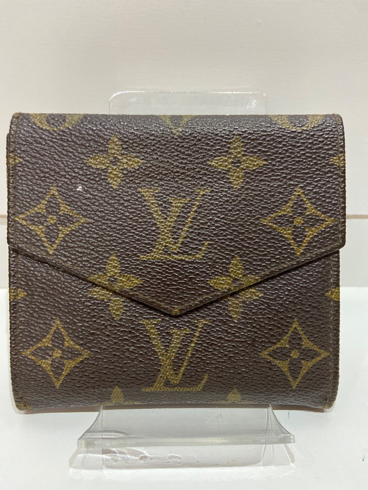 ルイヴィトン モノグラム Wホック 三つ折り財布 LOUIS VUITTON ルイヴィトン 三つ折り財布 モノグラム Wホック