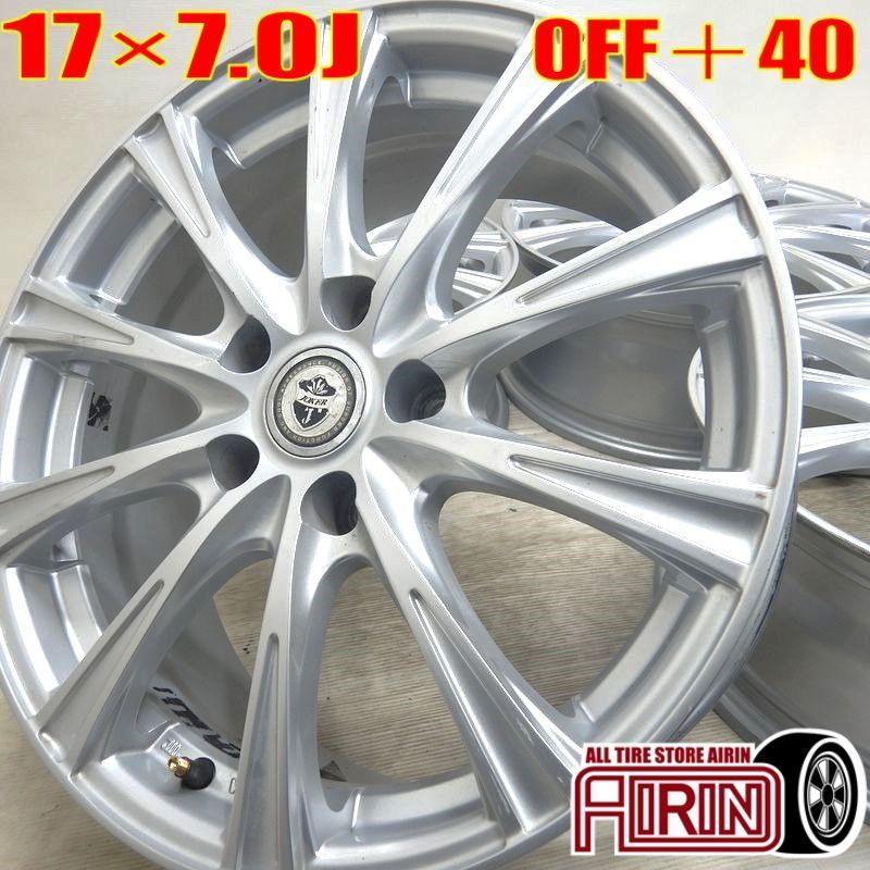 中古 17インチ アルミ JOKER J 4本セット アルファード カローラクロス