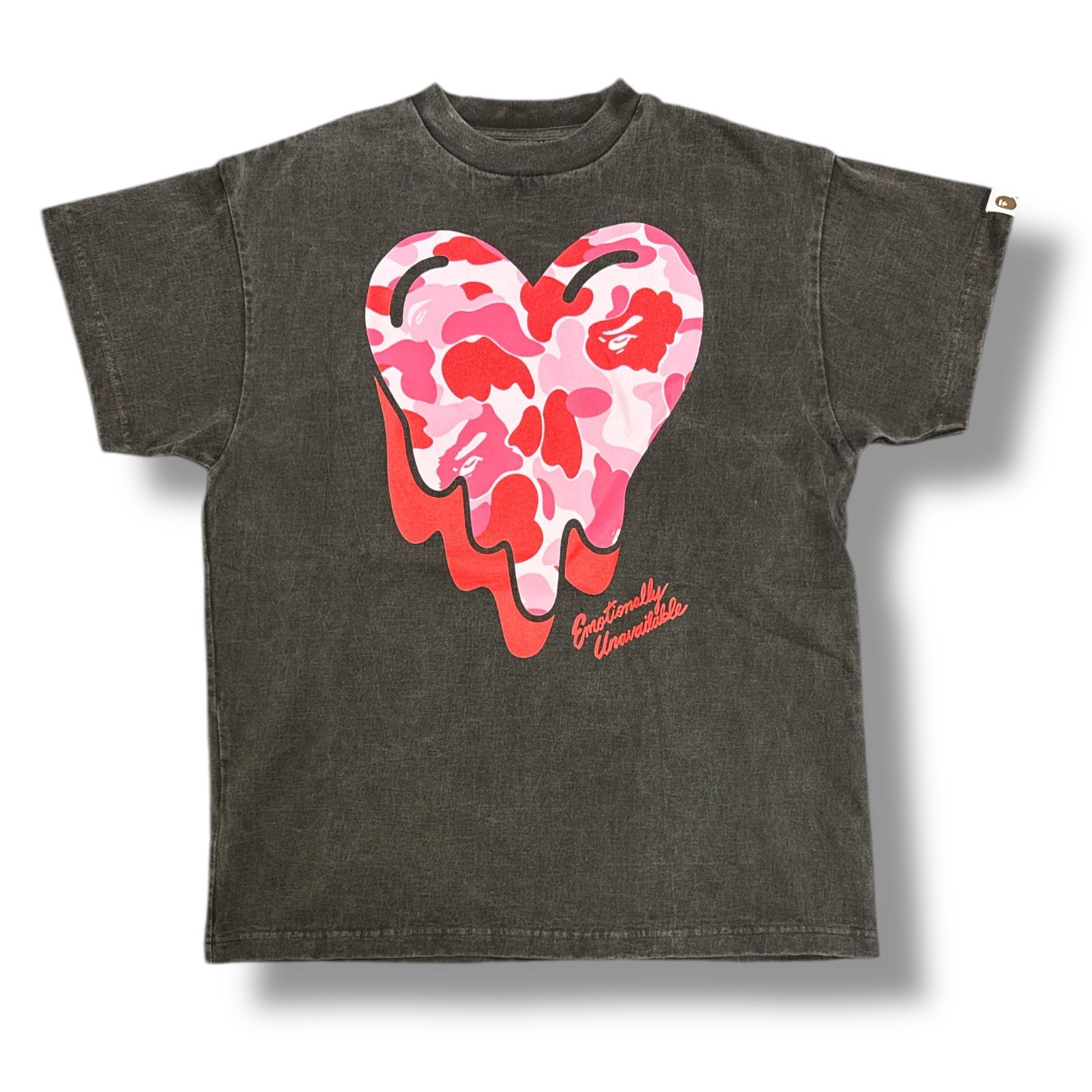 参考上代30800円 未使用品 A BATHING APE X EU 25SS CAMO SS TEE カモ 