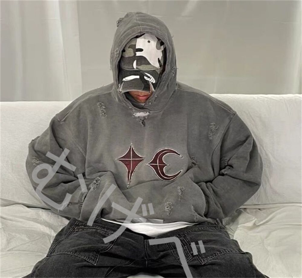 THUG CLUB フード付きパーカー グレー 【公式通販】