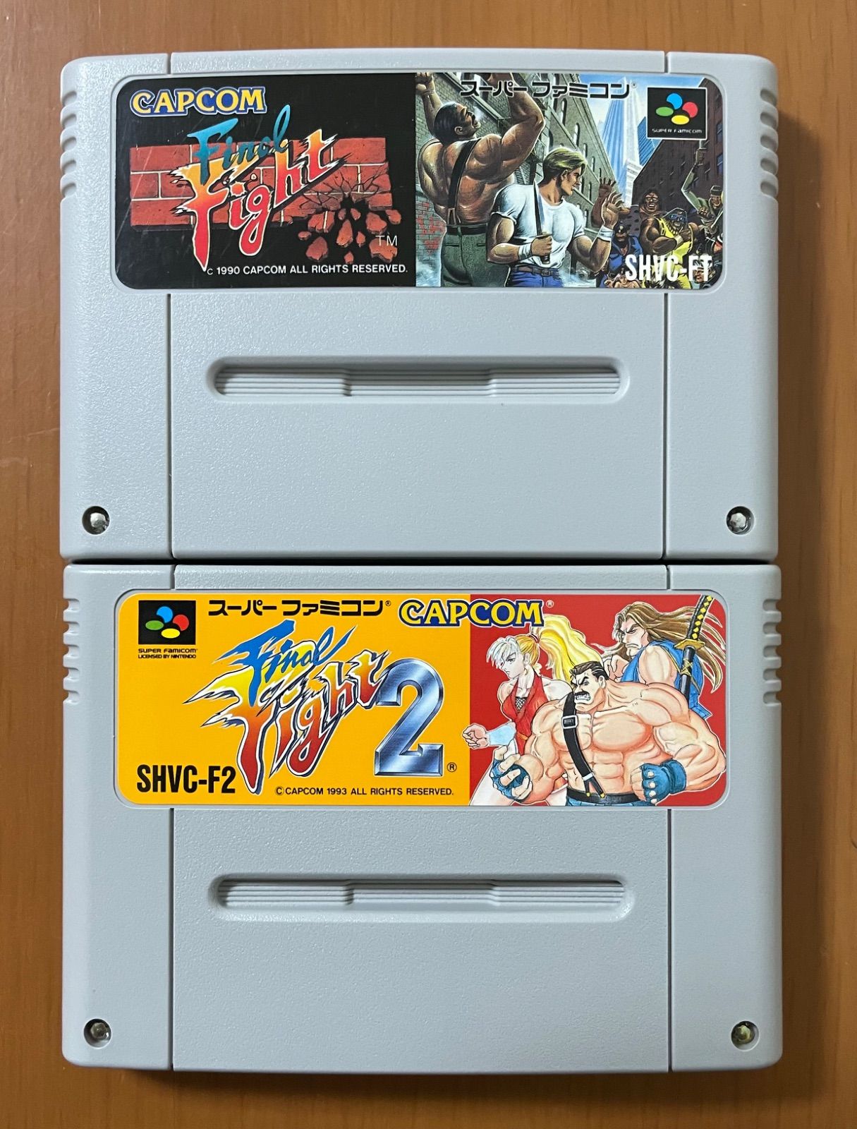 美品］SFC ファイナルファイト・ファイナルファイト2 箱説付き