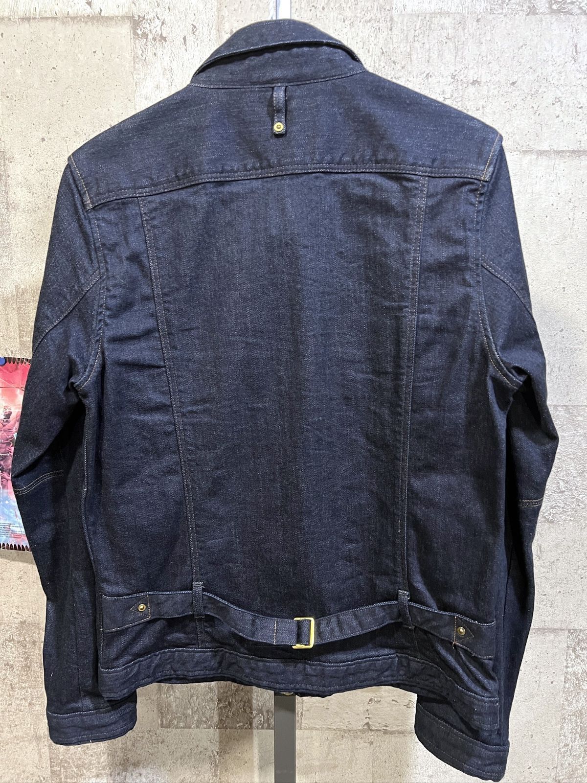 美品 定価18700円 ジョンブル ストレッチ ジップアップ デニム