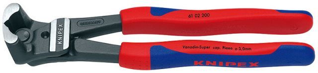 クニペックス KNIPEX エンドカッティングニッパー200mmコンフォートハンドル6102-200