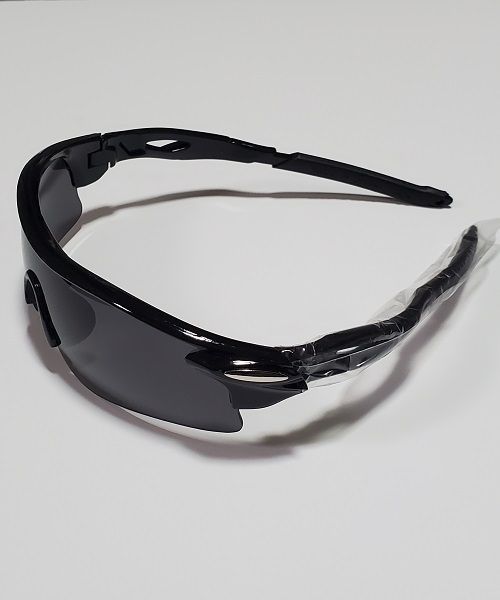2021公式店舗 スポーツサングラス UV400 黒 黒フレーム 軽量 紫外線カット ブラック