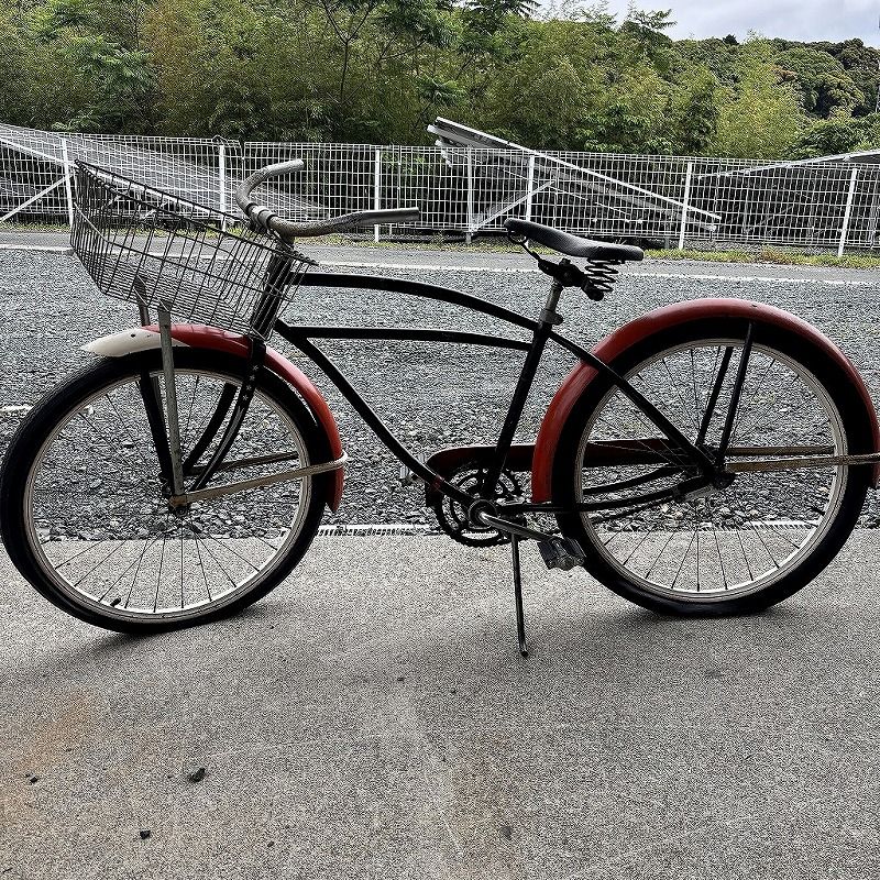 ビンテージ自転車 J.C.Higgins タイヤ前後パンク アンティーク ディスプレイ