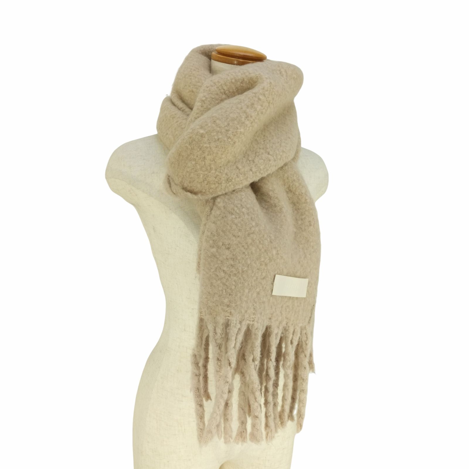 todayful ウールリブストール Todayful ウールリブストール ベージュ