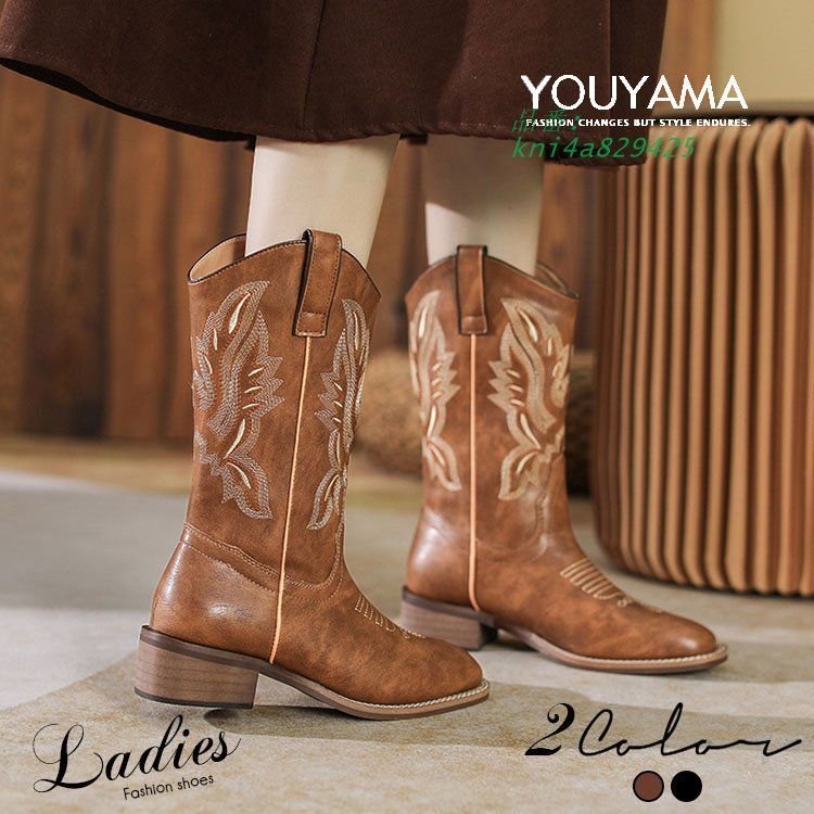 ブーツ ブーティ ショートブーツ ワークブーツ レディース ウエスタンブーツ 美脚 送料無料 おしゃれ 靴 靴 カジュアル kni4a829425