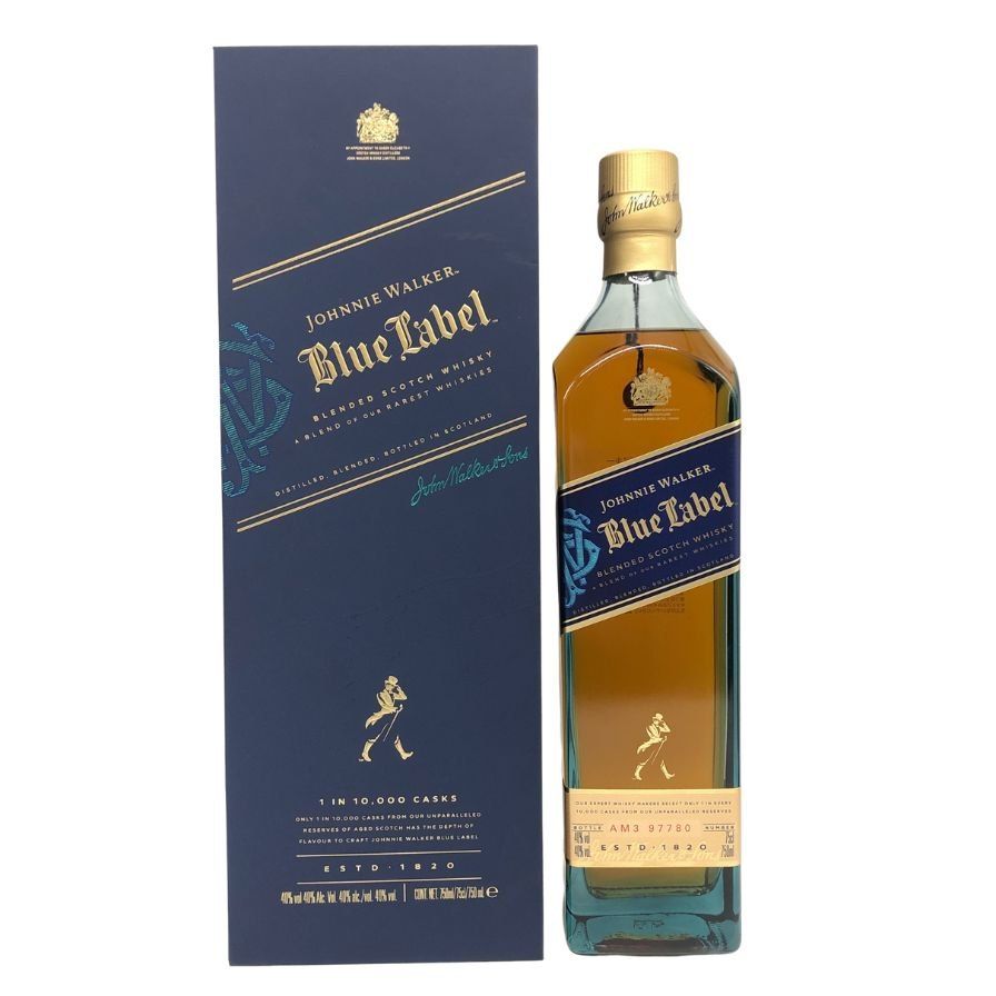 ジョニーウォーカー ブルーラベル 750ml 43% 未開栓 - メルカリ