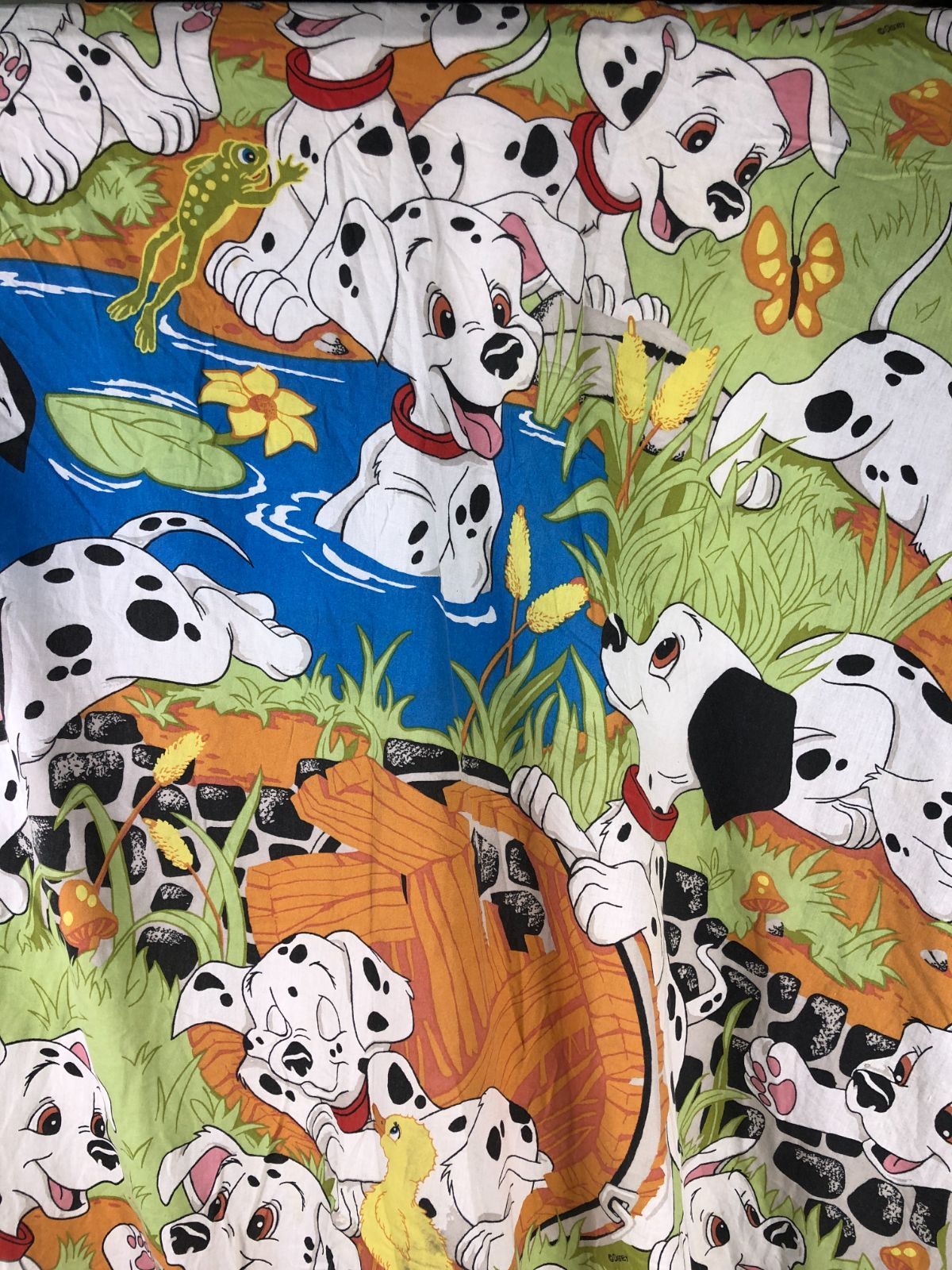 Vintage オールドディズニー ミッキー ベッドシーツ リメイク生地 素材 キャラクター アメリカ仕入れ ヴィンテージ ビンテージ B0204 おススメ Vintage ベッドシーツ オールドディズニー ミッキー ミニー