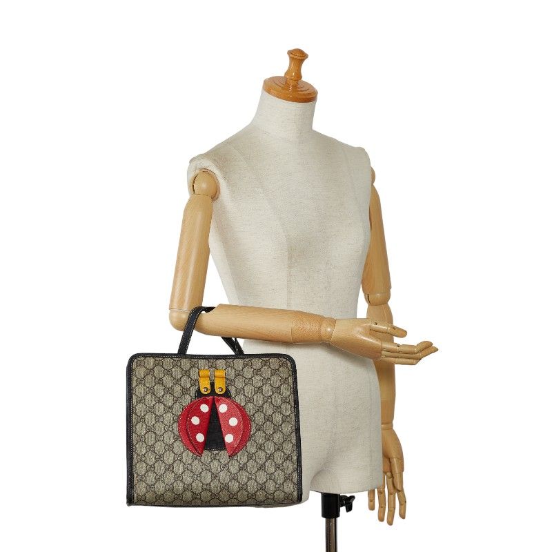 グッチ GGスプリーム てんとう虫 ハンドバッグ チルドレンズバッグ