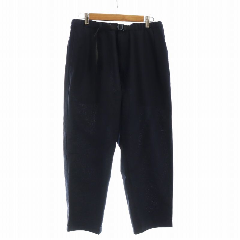 ウールリッチ WOOLRICH ソロテックス 23SS テーパードパンツ ジップフライ ロゴ M 紺 ネイビー GY35 |MQ