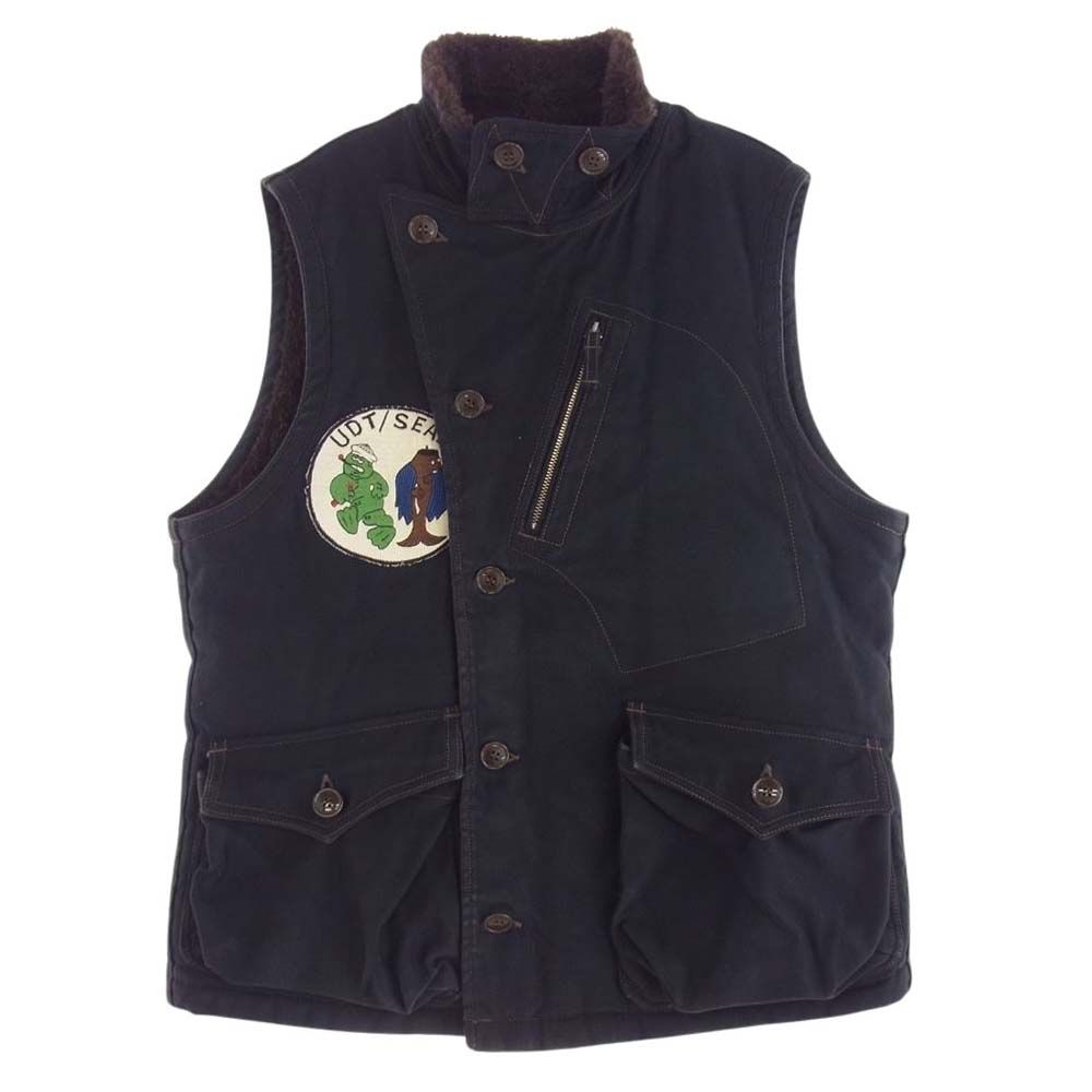 フリーホイーラーズ アビエーターベスト 40 ネイビー 【公式通販】